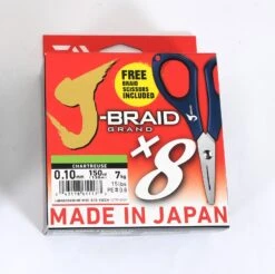 Daiwa J-Braid Grand X8 135m Chartreuse