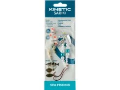 Kinetic Sabiki Tournament 1/0 Blue Pearl/Silver