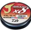 Daiwa J Braid Grand X8 0,24mm 300m Multi Coloured 49LB