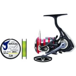 Daiwa Ninja LT 3000-C Haspelrulle (Påspolad J-Braid X4-lina 0,19 Mm)